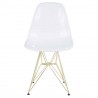 LumiSource Brady Chair - Set of 2 - WHITE - Front - LumiSource Brady Chair - Set of 2 - WHITE - Front