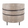 LumiSource Colby Tub Chair - STONE - Rear - LumiSource Colby Tub Chair - STONE - Rear