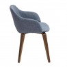 LumiSource Campania Chair - BLUE - Side - LumiSource Campania Chair - BLUE - Side