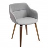 LumiSource Campania Chair - GREY - Perspective - LumiSource Campania Chair - GREY - Perspective