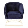 LumiSource Canary Tub Chair - BLUE - Front - LumiSource Canary Tub Chair - BLUE - Front
