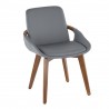 LumiSource Cosmo Chair - GREY - Perspective