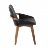 LumiSource Cosmo Chair - BLACK - Side