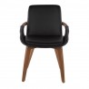 LumiSource Cosmo Chair - BLACK - Front