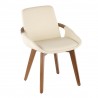 LumiSource Cosmo Chair - CREAM - Perspective