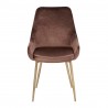 LumiSource Diana Chair - Set of 2 - BROWN - Front - LumiSource Diana Chair - Set of 2 - BROWN - Front