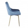 LumiSource Diana Chair - Set of 2 - BLUE - Side - LumiSource Diana Chair - Set of 2 - BLUE - Side