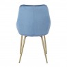 LumiSource Diana Chair - Set of 2 - BLUE - Rear - LumiSource Diana Chair - Set of 2 - BLUE - Rear