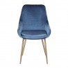LumiSource Diana Chair - Set of 2 - BLUE - Front - LumiSource Diana Chair - Set of 2 - BLUE - Front