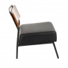 LumiSource Fiji Accent Chair - BLACK - Side - LumiSource Fiji Accent Chair - BLACK - Side