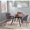 LumiSource Fran Dining Chair - Set of 2 - GREY - Lifestyle - LumiSource Fran Dining Chair - Set of 2 - GREY - Lifestyle