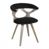 LumiSource Gardenia Chair - BLACK - Perspective - LumiSource Gardenia Chair - BLACK - Perspective