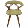 LumiSource Gardenia Chair - GREEN - Front - LumiSource Gardenia Chair - GREEN - Front