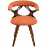 LumiSource Gardenia Chair - ORANGE - Front - LumiSource Gardenia Chair - ORANGE - Front