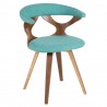 LumiSource Gardenia Chair - TEAL - Perspective - LumiSource Gardenia Chair - TEAL - Perspective
