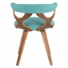 LumiSource Gardenia Chair - TEAL - Rear - LumiSource Gardenia Chair - TEAL - Rear