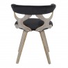 LumiSource Gardenia Chair - BLACK - Rear - LumiSource Gardenia Chair - BLACK - Rear