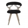 LumiSource Gardenia Chair - BLACK - Front - LumiSource Gardenia Chair - BLACK - Front