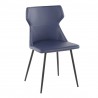 LumiSource Hex Chair - Set of 2 - BLUE - Perspective - LumiSource Hex Chair - Set of 2 - BLUE - Perspective