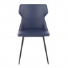 LumiSource Hex Chair - Set of 2 - BLUE - Front - LumiSource Hex Chair - Set of 2 - BLUE - Front