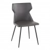 LumiSource Hex Chair - Set of 2 - GREY - Perspective - LumiSource Hex Chair - Set of 2 - GREY - Perspective