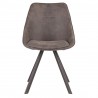 LumiSource Marche Chair - Set of 2 - DARK GREY - Front - LumiSource Marche Chair - Set of 2 - DARK GREY - Front