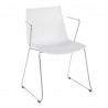 LumiSource Matcha Chair - Set of 2 - WHITE - Perspective - LumiSource Matcha Chair - Set of 2 - WHITE - Perspective