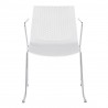 LumiSource Matcha Chair - Set of 2 - WHITE - Front - LumiSource Matcha Chair - Set of 2 - WHITE - Front