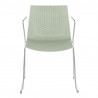 LumiSource Matcha Chair - Set of 2 - GREEN - Front - LumiSource Matcha Chair - Set of 2 - GREEN - Front