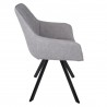 LumiSource Outlaw Chair - Set of 2 - GREY - Side - LumiSource Outlaw Chair - Set of 2 - GREY - Side