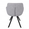 LumiSource Outlaw Chair - Set of 2 - GREY - Rear - LumiSource Outlaw Chair - Set of 2 - GREY - Rear
