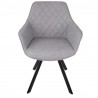 LumiSource Outlaw Chair - Set of 2 - GREY - Front - LumiSource Outlaw Chair - Set of 2 - GREY - Front