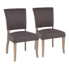 LumiSource Rita Dining Chair - Set of 2 - GREY - LumiSource Rita Dining Chair - Set of 2 - GREY