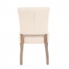 LumiSource Rita Dining Chair - Set of 2 - BEIGE - Rear - LumiSource Rita Dining Chair - Set of 2 - BEIGE - Rear
