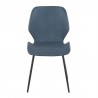LumiSource Industrial Serena Chair - Set of 2 - BLUE -  Front - LumiSource Industrial Serena Chair - Set of 2 - BLUE -  Front