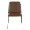 LumiSource Stefani Chair - Set of 2 - BROWN - Front - LumiSource Stefani Chair - Set of 2 - BROWN - Front