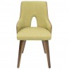 LumiSource Stella Chair - Set of 2 - GREEN - Front - LumiSource Stella Chair - Set of 2 - GREEN - Front