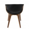 LumiSource Symphony Chair - Brown + Black - Rear - LumiSource Symphony Chair - Brown + Black - Rear