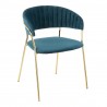 LumiSource Tania Chair - Set of 2 - TEAL - Perspective - LumiSource Tania Chair - Set of 2 - TEAL - Perspective