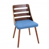 LumiSource Trevi Chair - BLUE - Perspective - LumiSource Trevi Chair - BLUE - Perspective