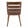 LumiSource Trevi Chair - GREY - Rear - LumiSource Trevi Chair - GREY - Rear
