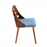 LumiSource Trevi Chair - BLUE - Side - LumiSource Trevi Chair - BLUE - Side