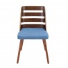 LumiSource Trevi Chair - BLUE - Front - LumiSource Trevi Chair - BLUE - Front