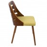 LumiSource Trevi Chair - GREEN - Side - LumiSource Trevi Chair - GREEN - Side