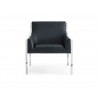 Dalton Leisure Armchair Black - Front - Dalton Leisure Armchair Black - Front