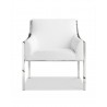 Dalton Leisure Armchair White - Front - Dalton Leisure Armchair White - Front