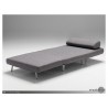Iso Single Sleeper Swivel Chair-Bed Charcoal Tweed - Bed Mode - Iso Single Sleeper Swivel Chair-Bed Charcoal Tweed - Bed Mode