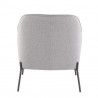 LumiSource Daniella Accent Chair - GREY - Rear - LumiSource Daniella Accent Chair - GREY - Rear