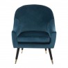LumiSource Matisse Accent Chair - TEAL - Front - LumiSource Matisse Accent Chair - TEAL - Front