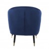 LumiSource Matisse Accent Chair - BLUE - Rear - LumiSource Matisse Accent Chair - BLUE - Rear